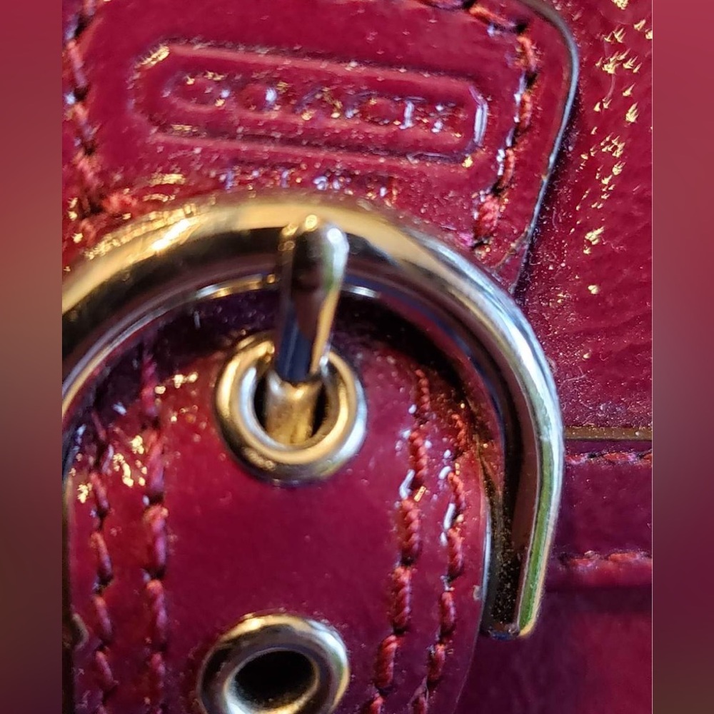 Coach bag vintage ergo Purple bag - Picture 7 of 14
